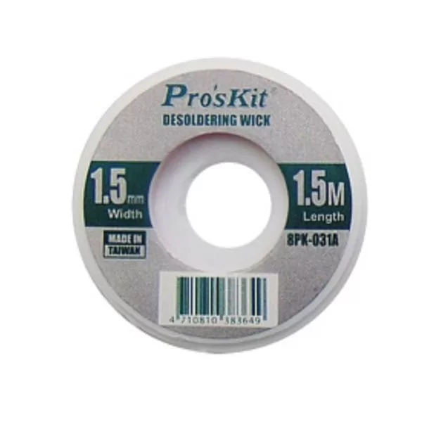 Proskit 8PK-031A Σύρμα Αποκόλλησης Χαλκού 1.5M 3 Proskit 8PK-031A Σύρμα Αποκόλλησης Χαλκού 1.5M