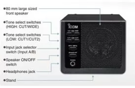 ICOM SP-41 - ICOM Base Station Speakers 3