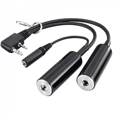 OPC-499 Headset Adapter with PTT socket for Icom Aviation handhelds. 3 OPC-499 Headset Adapter with PTT socket for Icom Aviation handhelds.