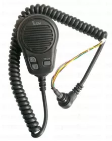 Hand Microphone, Black For ICOM IC-M200, IC-M304, IC-M411, IC-M412 radios