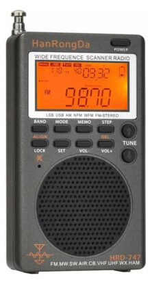 HANRONGDA HRD-747 FM/MW/SW/SSB/LSB/AIR/CB/VHF/UHF/WX