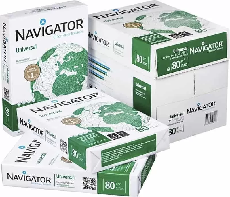 Navigator Universal Χαρτί Εκτύπωσης A4 80gr/m² 5x500 φύλλα