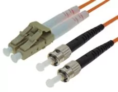 PATCH CORD ΟΠΤΙΚΗΣ ΙΝΑΣ DUPLEX ΠΟΛΥΤΡΟΠΗΣ 62.5/125 LC/ST 1m 1