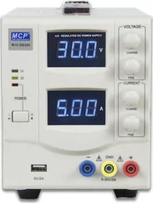 ΤΡΟΦΟΔΟΤΙΚΟ ΠΑΓΚΟΥ 5A 30V LED BLUE M10-QS305 MCP