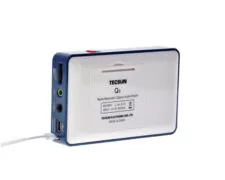 Tecsun Q3 Mini Ραδιόφωνο FM Μπαταρίας με USB Ασημί 5