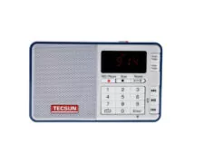 Tecsun Q3 Mini Ραδιόφωνο FM Μπαταρίας με USB Ασημί 7