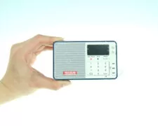 Tecsun Q3 Mini Ραδιόφωνο FM Μπαταρίας με USB Ασημί 4