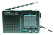 Tecsun R-909 Ραδιόφωνο παγκοσμίου λήψεως AM/FM/SW Μαύρο