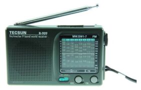 Tecsun R-909 Ραδιόφωνο παγκοσμίου λήψεως AM/FM/SW Μαύρο 1
