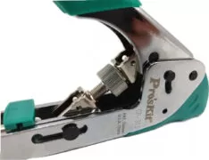 ΠΡΕΣΣΑ CONNECTOR COAXIAL COMPRESS TYPE (RG6,58,59) ΜΕΤΑΛΛΙΚΗ CP-313 T/PRO'SKIT 2