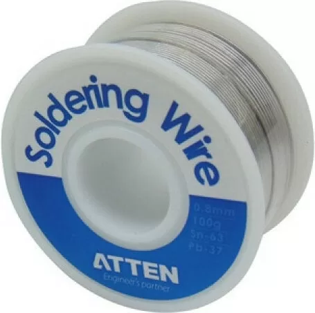ΚΟΛΛΗΣΗ 0.8mm 63/37 (Sn63%/Pb37%) 100gr TS-638100 ATN 4 ΚΟΛΛΗΣΗ 0.8mm 63/37 (Sn63%/Pb37%) 100gr TS-638100 ATN - Image 2
