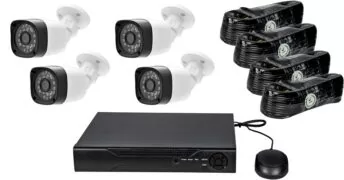 KIT4-VKL50-XM20E Κιτ DVR 4 Κάμερες Bullet 1080P Πλήρες Σετ 1