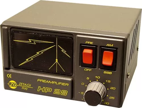Zetagi HP 28 Antenna Preamplifier 26-28MHz 3 Zetagi HP 28 Antenna Preamplifier 26-28MHz