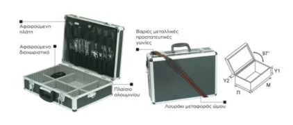 ΒΑΛΙΤΣΑ ΕΡΓΑΛΕΙΩΝ 458X330X150 8PK-750Ν S/PRO'SKIT 2