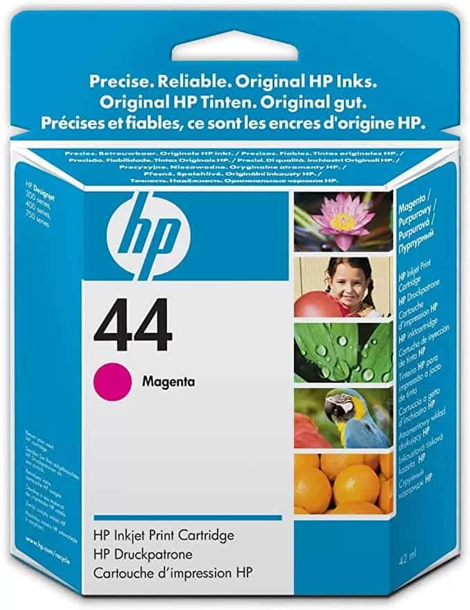 Genuine HP 44 (51644M) Magenta Inkjet Print Cartridge 3 Genuine HP 44 (51644M) Magenta Inkjet Print Cartridge