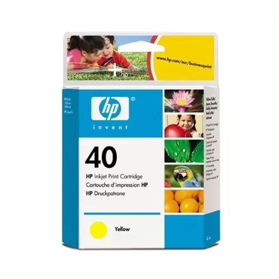 HP INKJET 40 INK CARTRIDGE YELLOW 42ML INK CARTRIDGE 3 HP INKJET 40 INK CARTRIDGE YELLOW 42ML INK CARTRIDGE