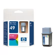 HP Inkjet 49 Tri-Color Print Ink Cartridge Genuine 51649A