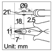 ΚΟΦΤΗΣ ΠΛΑΓΙΟΣ ESD 1PK-25P-E T/PRO'SKIT 2