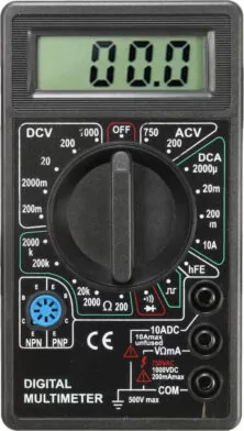 ΠΟΛΥΜΕΤΡΟ ΨΗΦΙΑΚΟ STANDARD + BUZZER + TRANSISTOR M832 V&A