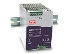 ΤΡΟΦΟΔΟΤΙΚΟ ΡΑΓΑΣ 480W/24V/20A SLIM WIDE INPUT WDR480-24 MEAN WELL
