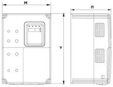 ΡΥΘΜΙΣΤΗΣ ΣΤΡΟΦΩΝ INVERTER 1Φ ΕΙΣΟΔΟΥ 230V/3Φ ΕΞΟΔΟΥ 230V 2.2KW CHF100A-2R2G-S2 INVT 2