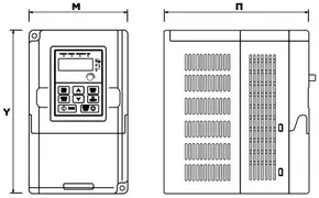 ΡΥΘΜΙΣΤΗΣ ΣΤΡΟΦΩΝ INVERTER 3Φ ΕΙΣΟΔΟΥ/ ΕΞΟΔΟΥ 400V 1.5KW GD10-1R5G-4-B INVT 4