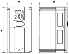 ΡΥΘΜΙΣΤΗΣ ΣΤΡΟΦΩΝ INVERTER 3Φ ΕΙΣΟΔΟΥ/ ΕΞΟΔΟΥ 400V 132KW GD200-132G/160P-4 INVT 3