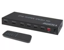 DATA SWITCH HDMI 4 IN 2 OUT MATRIX 4K42 OWI