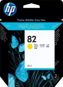 HP 82 Yellow Ink Cartridge (69ml) for DJ 500SP & 800SP Printers