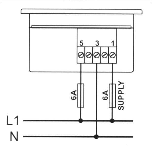 ΟΡΓΑΝΟ ΠΙΝΑΚΟΣ ΒΟΛΤΟΜΕΤΡΟ+ΣΥΧΝΟΜΕΤΡΟ ΨΗΦΙΑΚΟ AC 96X48 0-520V DVF-0101 DATAKOM - Image 2