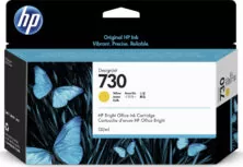 HP 730 Μελάνι Εκτυπωτή InkJet Κίτρινο (P2V64A)