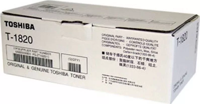 Toshiba T-1820 Toner Laser Εκτυπωτή Μαύρο 3000 Σελίδων (6A000000931) 3 Toshiba T-1820 Toner Laser Εκτυπωτή Μαύρο 3000 Σελίδων (6A000000931)