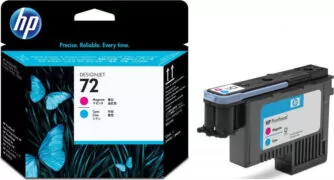 HP 72 Μελάνι Εκτυπωτή InkJet Ματζέντα / Κυανό (C9383A) 2