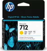 HP 712 Μελάνι Εκτυπωτή InkJet Κίτρινο (3ED69A)