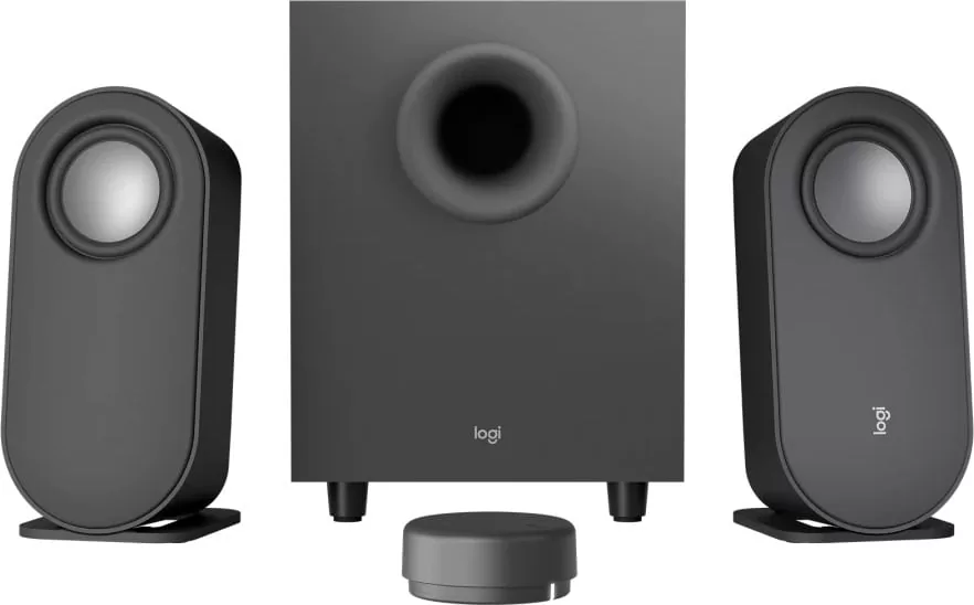 Logitech Z407 Ασύρματα Ηχεία Υπολογιστή 2.1 με Bluetooth & Ισχύ 80W σε Μαύρο Χρώμα (980-001348)