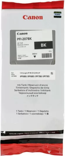Canon PFI-207 Μελάνι Εκτυπωτή InkJet Μαύρο (8789B001)