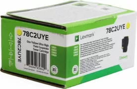 Lexmark 78C2UYE Toner Laser Εκτυπωτή Κίτρινο 7000 Σελίδων 1