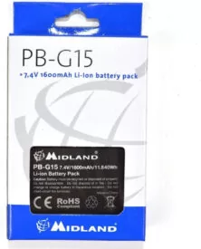Midland PB G15 (C1128) Μπαταρία Συμβατή με G15 & G18 (1600mAh)