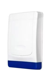 Focus MD-325R Ασύρματη RF Σειρήνα Συναγερμού Μπαταρίας Εξωτερικού Χώρου 100dB 12V με Μπλε Φως 21x32εκ.