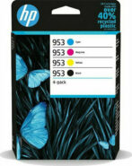 HP 953 Πακέτο 4 Μελανιών Εκτυπωτή InkJet Κίτρινο / Κυανό / Ματζέντα / Μαύρο (6ZC69AE)