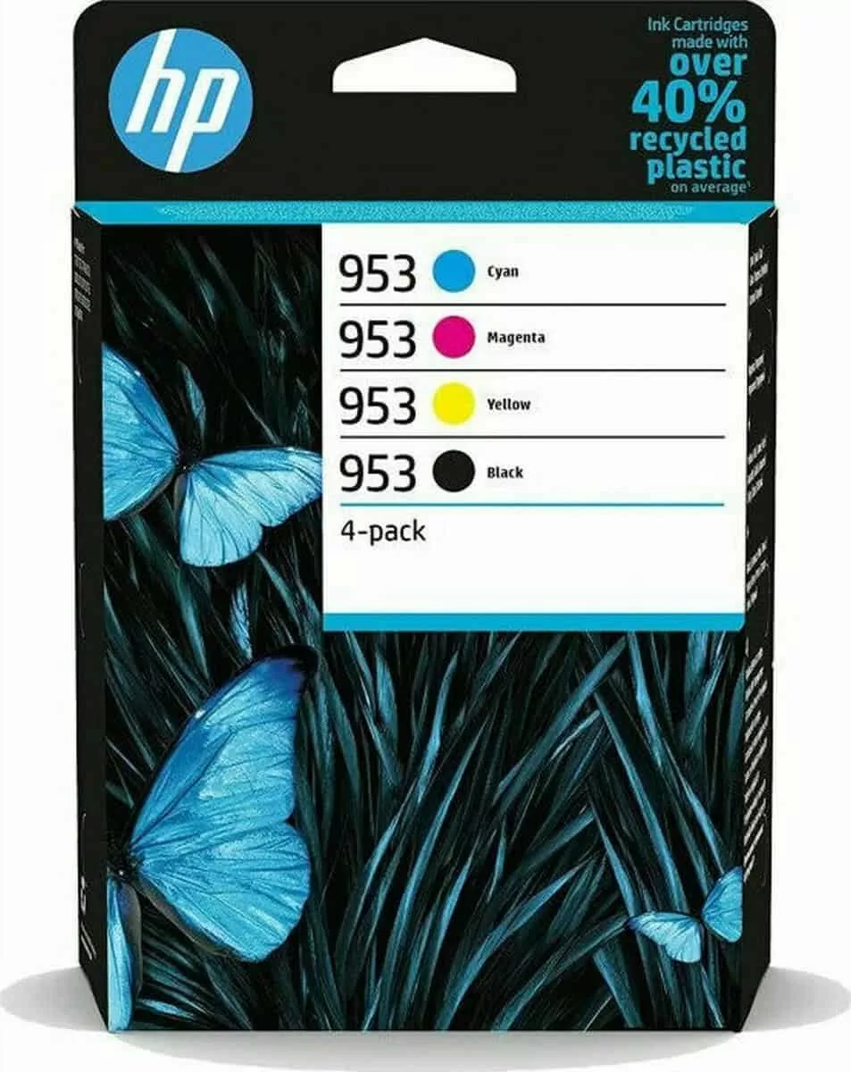 HP 953 Πακέτο 4 Μελανιών Εκτυπωτή InkJet Κίτρινο / Κυανό / Ματζέντα / Μαύρο (6ZC69AE) 3 HP 953 Πακέτο 4 Μελανιών Εκτυπωτή InkJet Κίτρινο / Κυανό / Ματζέντα / Μαύρο (6ZC69AE)