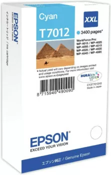 Epson T7012 Μελάνι Εκτυπωτή InkJet Κυανό (C13T70124010)
