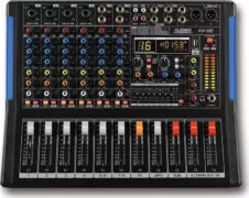Audien KW-08E Αυτοενισχυόμενη Αναλογική Κονσόλα 8 Καναλιών με Phantom Power & 4 Εισόδους XLR 1