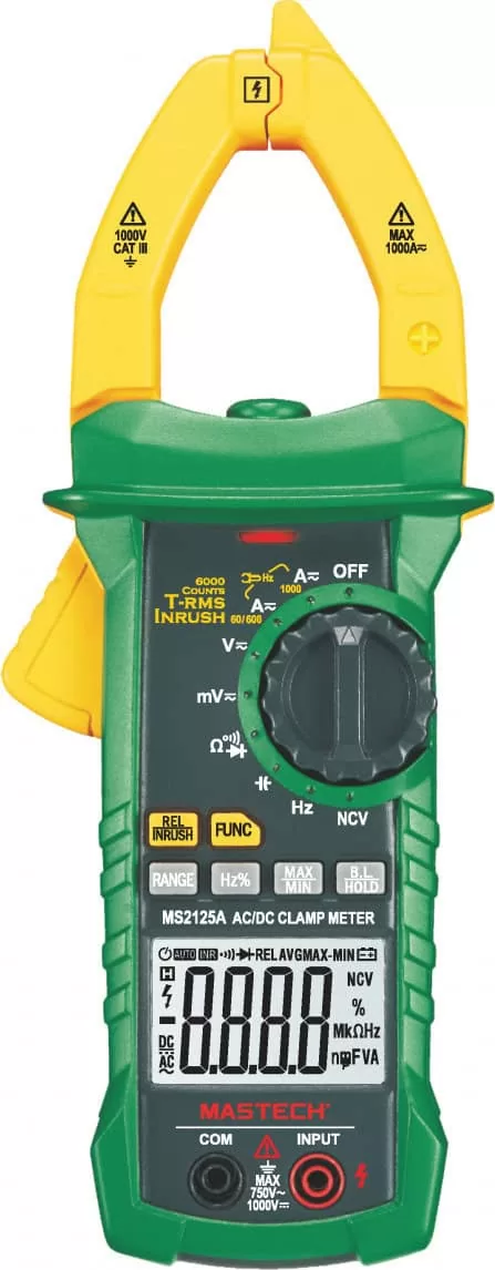 Mastech Αμπεροτσιμπίδα Ψηφιακή 1000A AC MS2125A True RMS 3 Mastech Αμπεροτσιμπίδα Ψηφιακή 1000A AC MS2125A True RMS