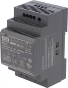ΤΡΟΦΟΔΟΤΙΚΟ ΡΑΓΑΣ 60W/24V/2.5A ULTRA SLIM HDR-60-24 MEAN WELL 1