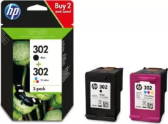 HP 302 Πακέτο 2 Μελανιών Εκτυπωτή InkJet (X4D37AE) 2