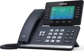 Yealink SIP-T54W Ενσύρματο Τηλέφωνο IP 16 γραμμών Μαύρο 1