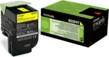 Lexmark 802H Toner Laser Εκτυπωτή Κίτρινο High Yield 3000 Σελίδων (80C2HYE)