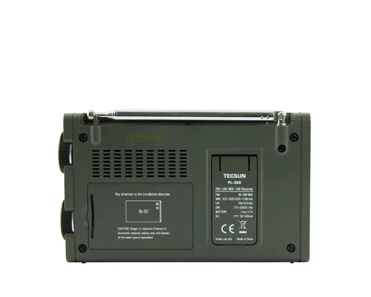 Tecsun PL-320 Ραδιόφωνο Παγκοσμίου Λήψεως AM/FM/LW/SW DSP 9 Tecsun PL-320 Ραδιόφωνο Παγκοσμίου Λήψεως AM/FM/LW/SW DSP - Image 7