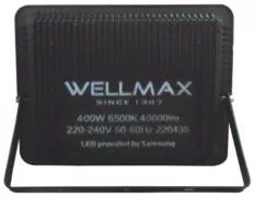 ΠΡΟΒΟΛΕΑΣ LED 400W 220-240VAC 40000LM 6500K DAY LIGHT WELLMAX 2